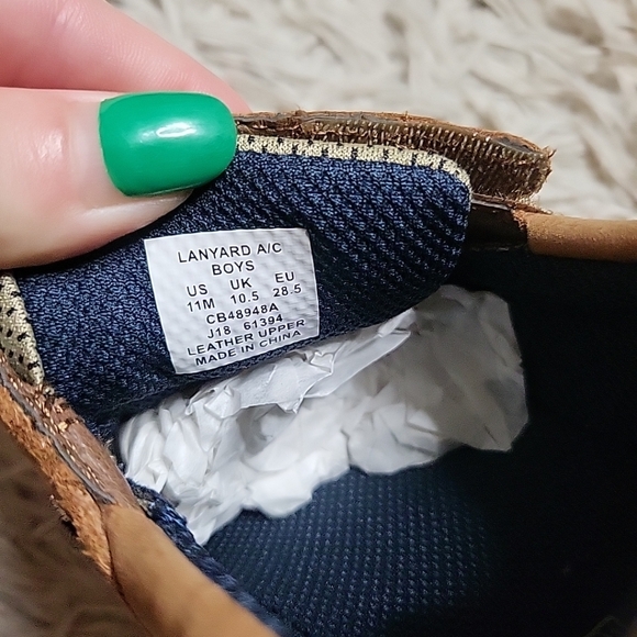 Kids Toddler Sperry Top Sider Boat Shoes Lanyard A/C Boys Shoes 11 M Classic - Picture 10 of 12